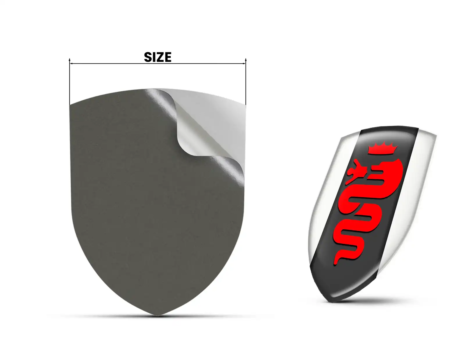 Alfa Romeo Etiqueta Impermeable Resistente Deporte Personalizable